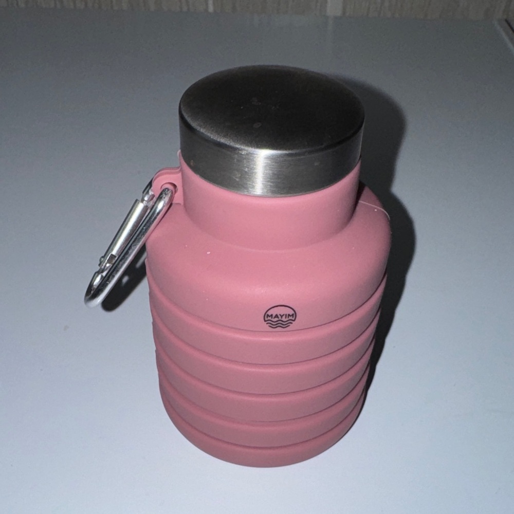 Mayim Pink Collapsible Water Bottle